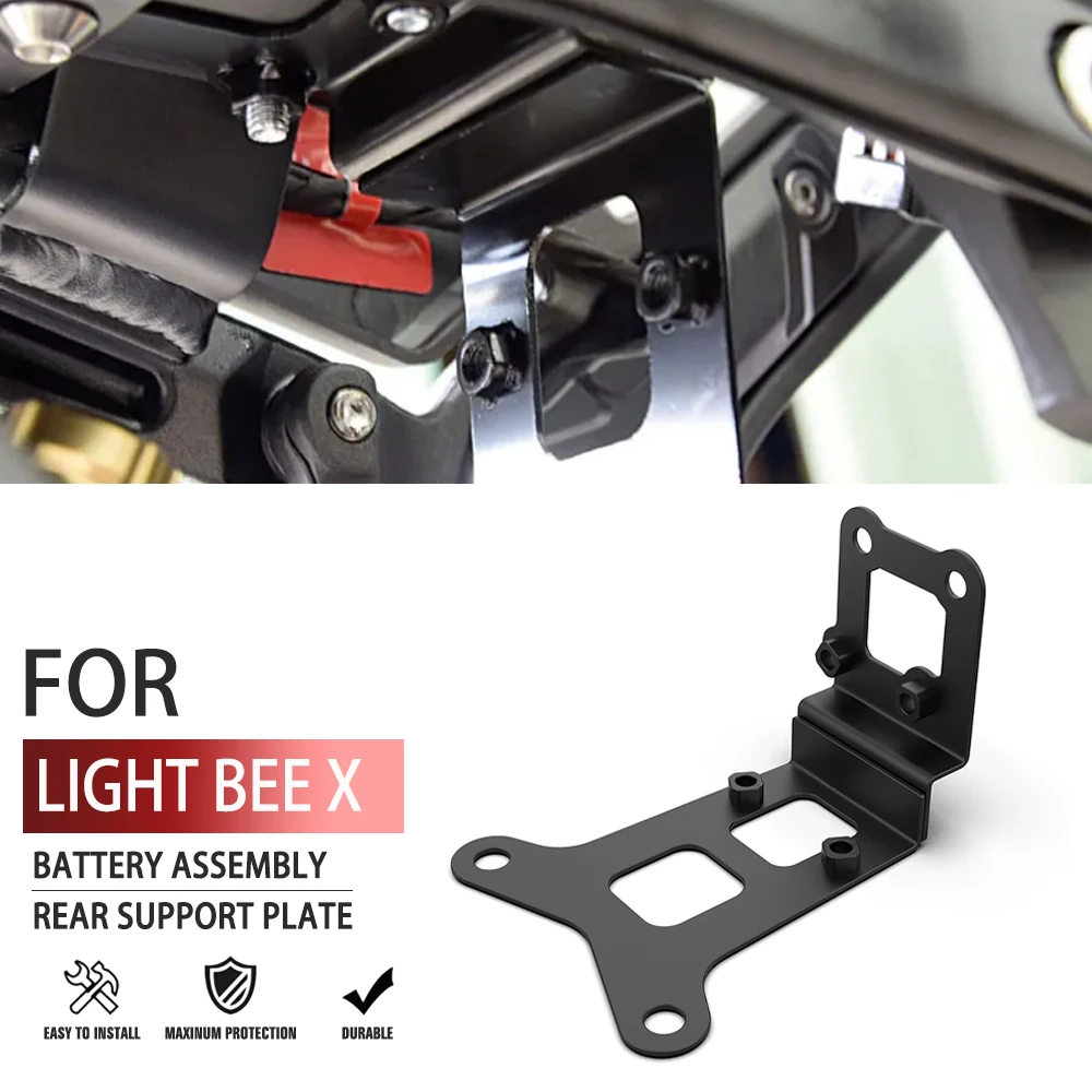 

For Surron Light BeeX Motorcycle Accessories Battery Assembly Rear Support Plate Stainless Steel FOR SURRON Light Bee X Parts