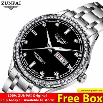 ZUNPAI men's mechanical watch fashion luxury automatic watch top luxury men's watch waterproof Perpetual calendar men's Mechan