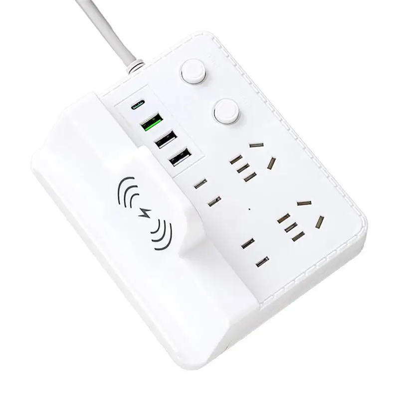 Wireless Charger Plug Charging Socket Power Socket US Plug