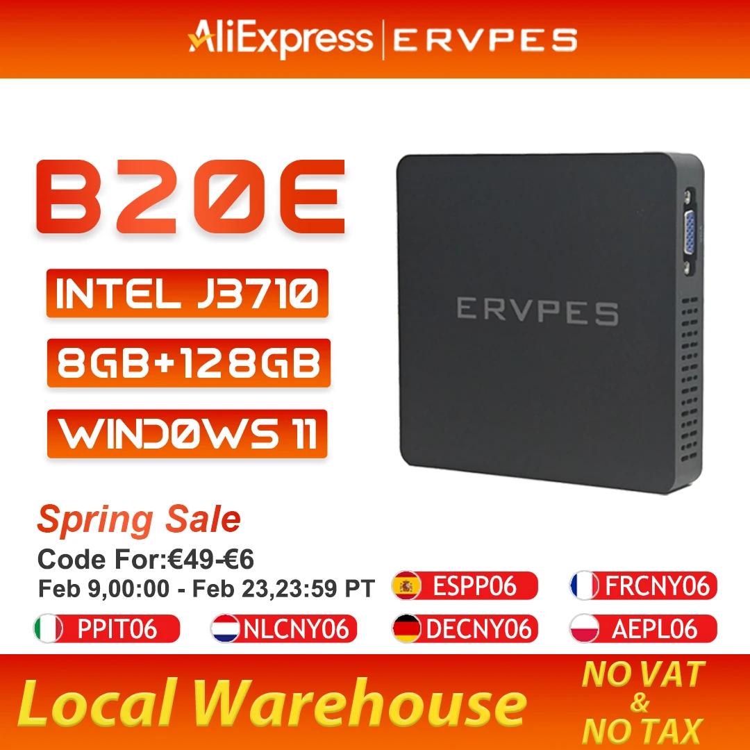 Mini PC ERVPES B20E