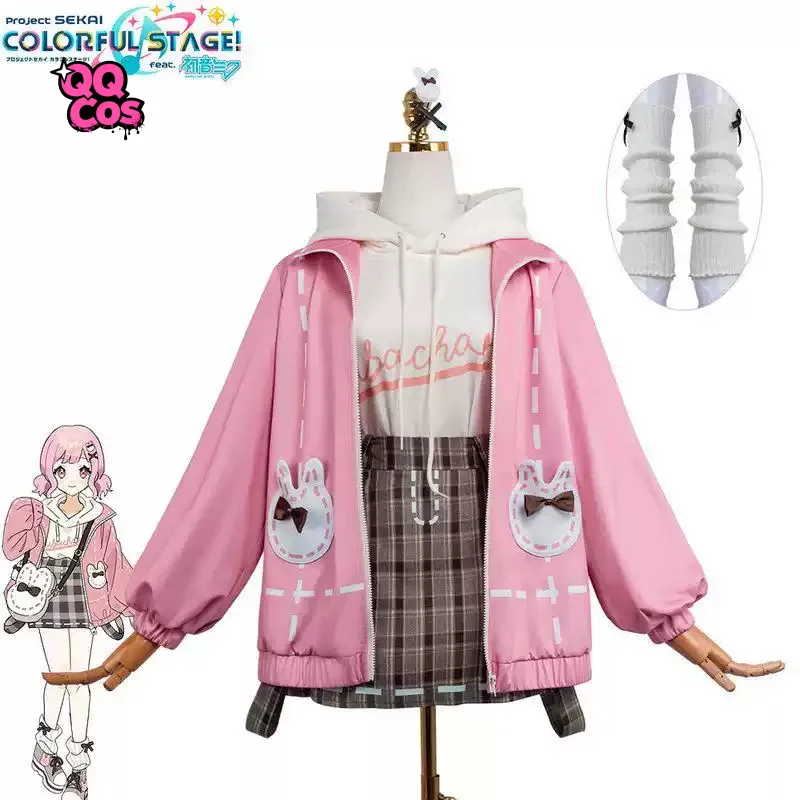 

Серия косплея: Project SEKAI: Colorful Stage! feat. Костюм для косплея Отори Эму из Battle Pass, милый костюм QQcos