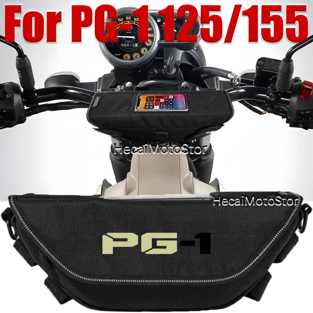 

For PG-1 125 155 pg-1 125 155 Motorcycle accessory Waterproof And Dustproof Handlebar Storage Bag navigation bag