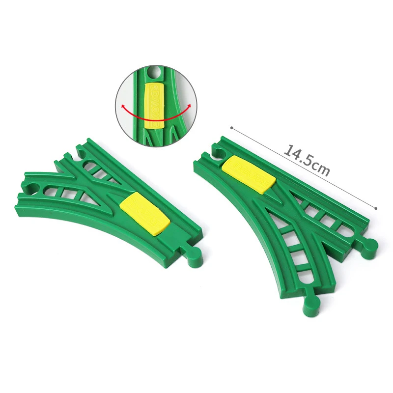 Multiple Types Wooden Train Tracks Connectors Accessories Plastic Track Parts Fit For All Brands Wood Tracks Toys For Children