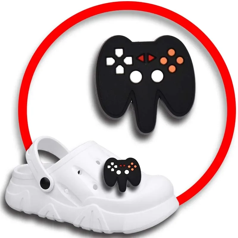 video game Shoe Charms for Crocs Sandals Women Clogs Pins Shoe Decorations Accessory Men Badges Girls Kids Shoes Accessories