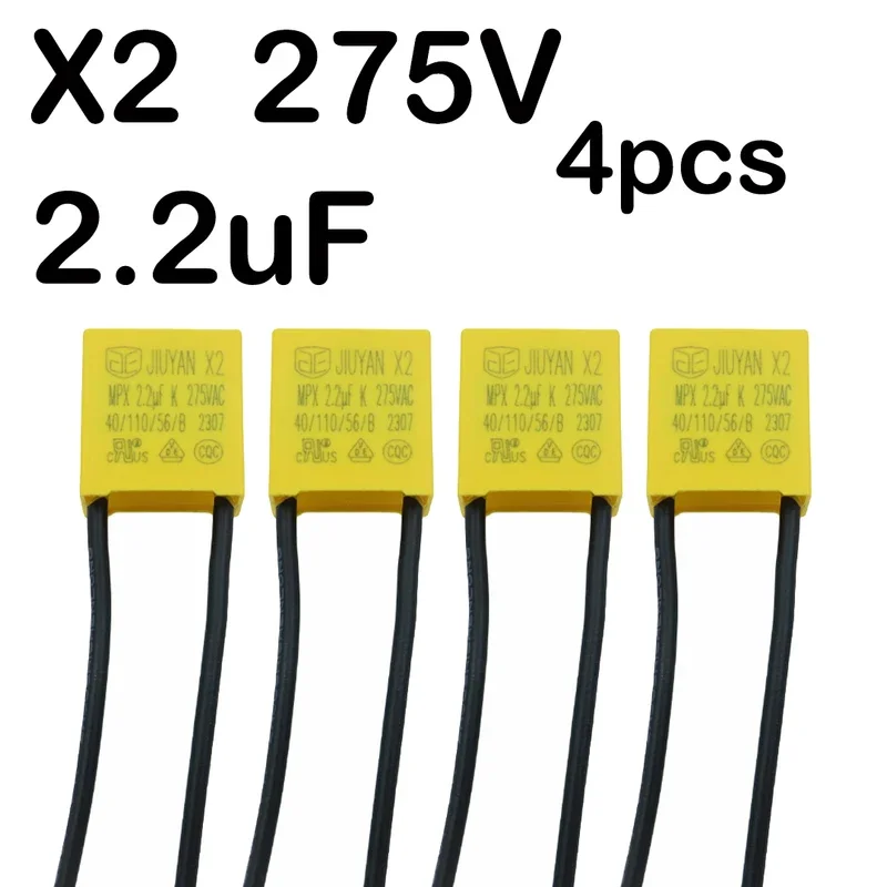 2.2μF 275V High-Voltage Anti-Disturbance Capacitor - for Neutral-Line-Free Smart Switches, Home Fans, Coffee Machines & Lightin