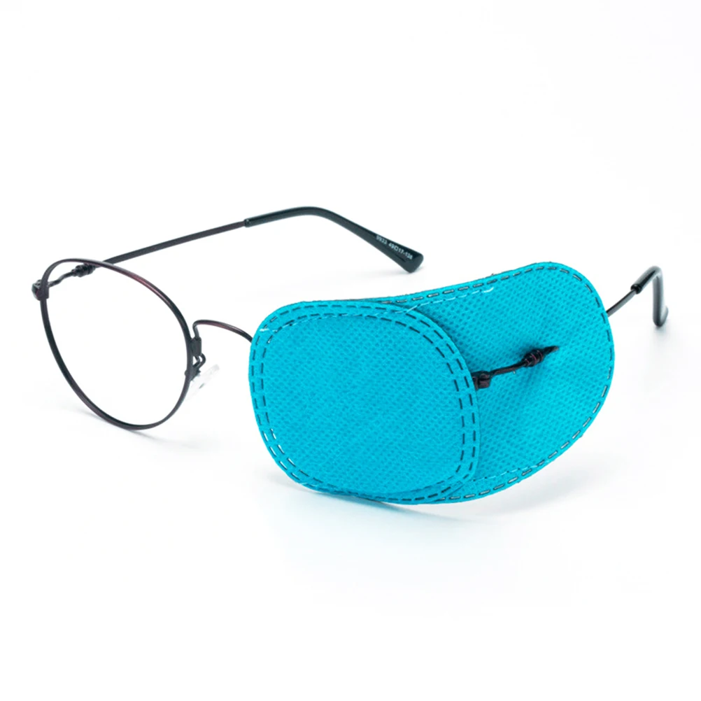 

4pcs For Kids Soft Reusable Light Blocking Lazy Eye Treatment For Glasses No Light Leak Blue Sizes