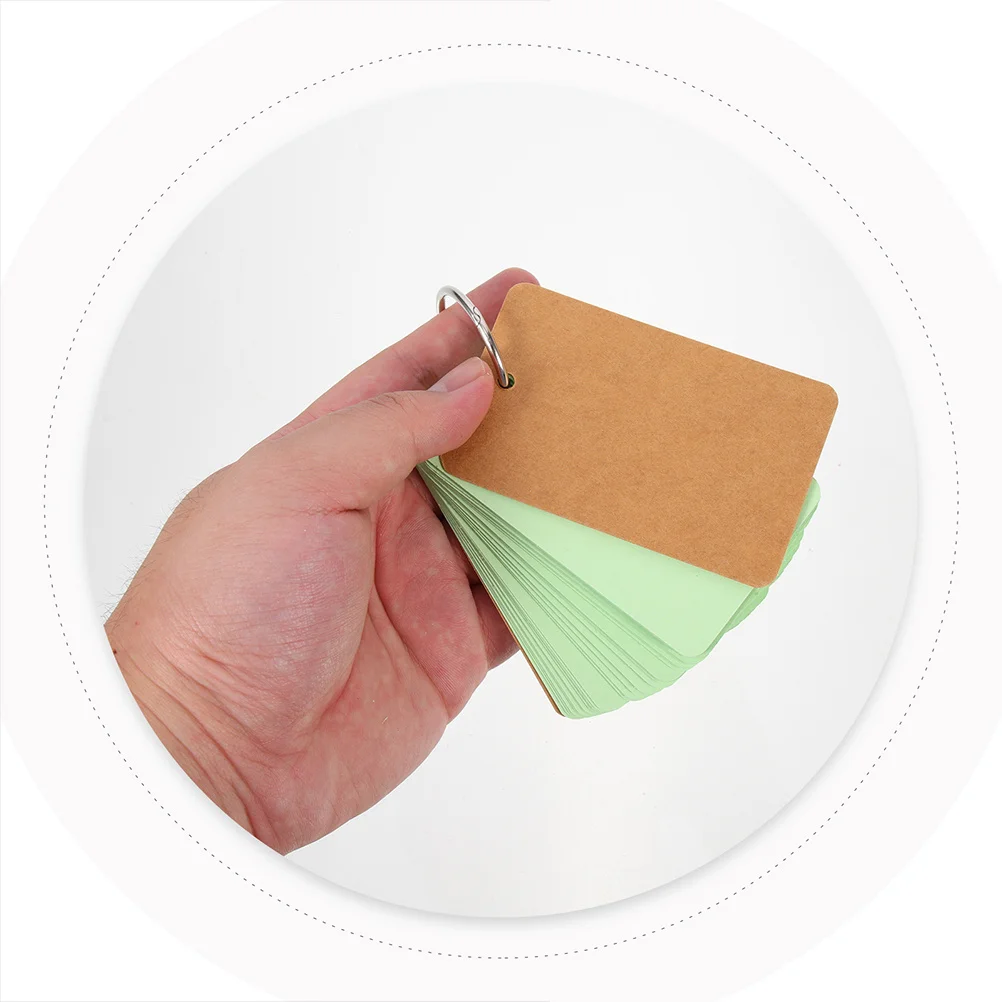 10Pcs Portable Blank Writing Cards Thick Paper Flashcards for Study School Office Learning Memory Blank Flash Cards
