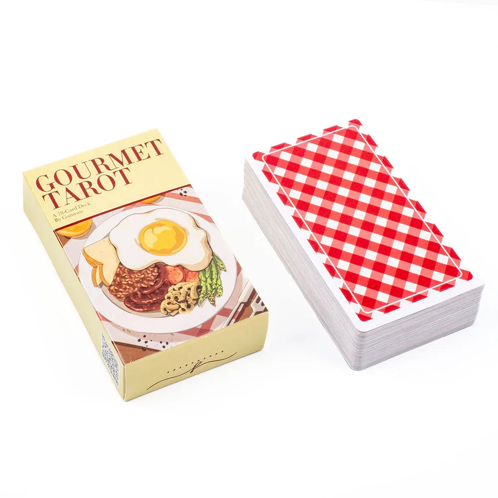 Gra planszowa Gourmet Tarot 78-Card Deck na imprezy rodzinne i grę grupową Zestaw do precyzji i wróżenia Oracle do zabawy na stole