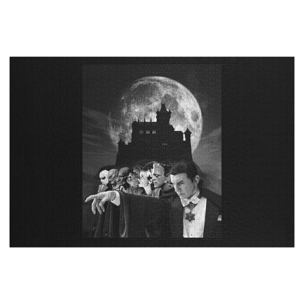 Classic Universal Horror Monsters Classic Jigsaw Puzzle Wood Name With Photo Jigsaw Pieces Adults Custom Child Puzzle