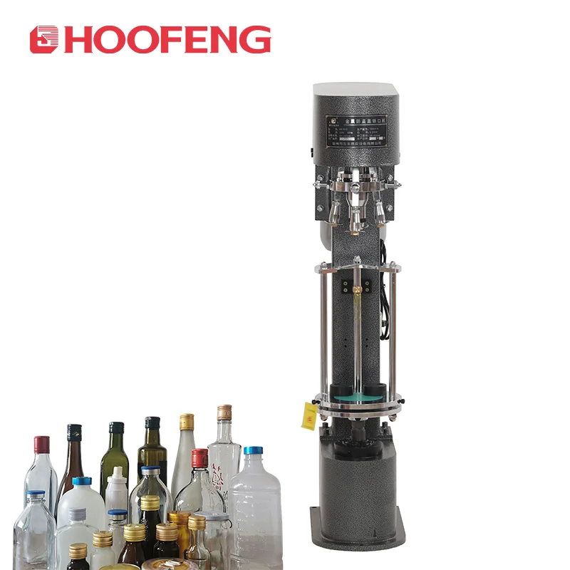Glass Bottle Aluminum Cap Lock Cap Machine Aluminum Cap Lock Thread Automatic Sealing Machine