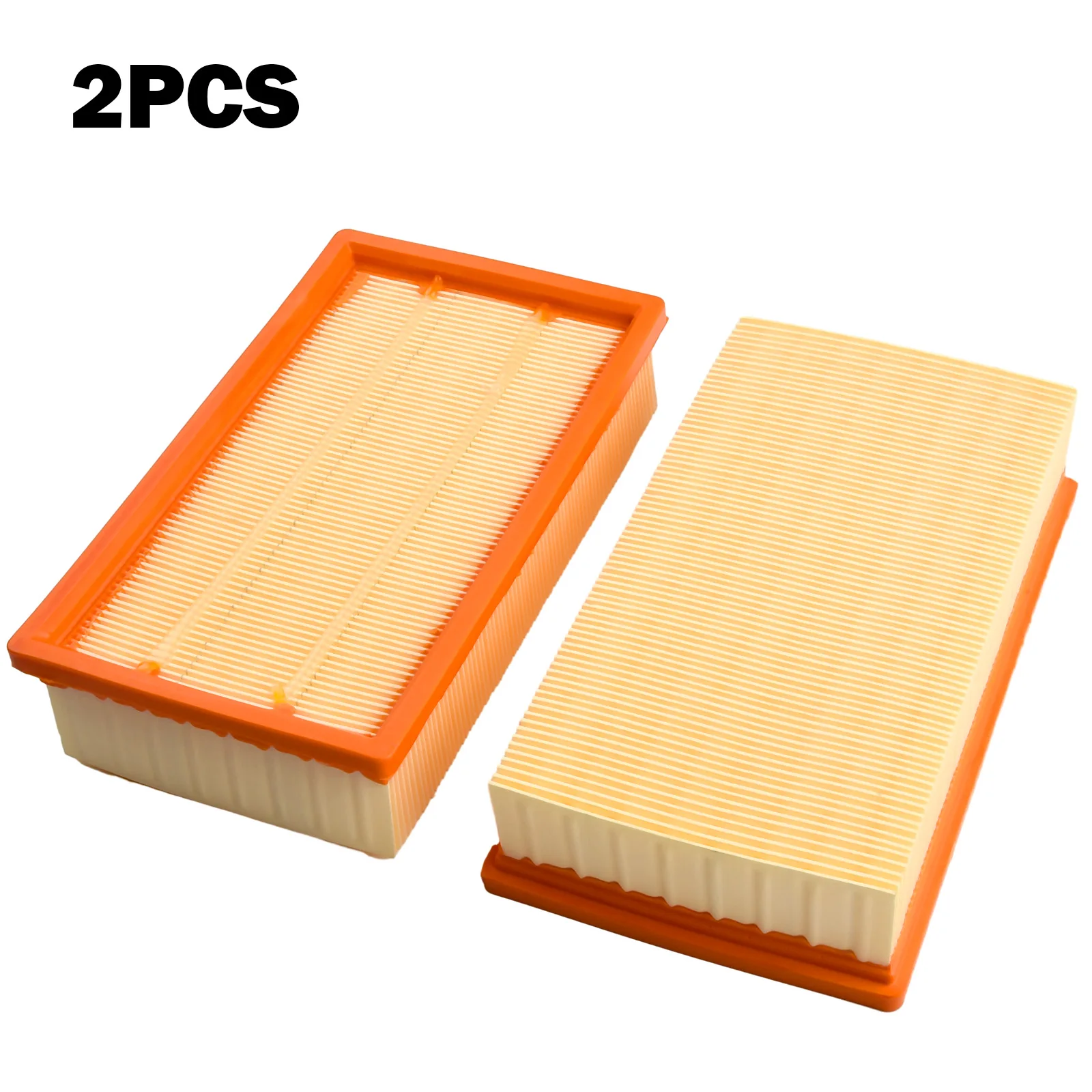 Two Flat Pleated Fi…