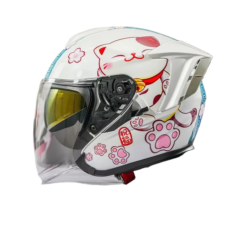 Ryzen RO-5 Three-quarters Helmet Motorcycle Half Helmet All Season Universal Motorcycle Helmet capacete de motocicleta