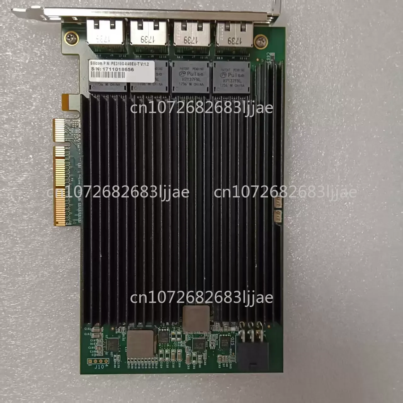 four port 10 Gigabit Ethernet card supporting diskless operation Suitable for SiIicom PE310G4I40EU-T PE310G4I40EU X540-T4