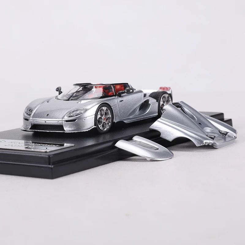 RM MODELO 1:64 CC850 Coche modelo de aleación La cubierta del techo y del motor se puede quitar