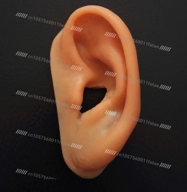 Handmade Silicone Prosthetic Ear Custom Fit Realistic Cover Scars Discreet