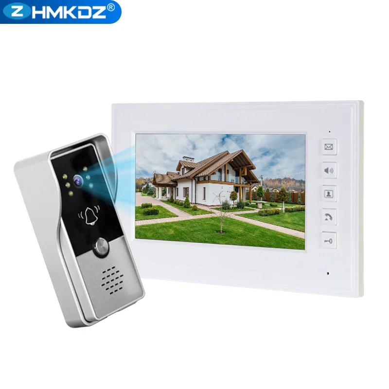 Video Doorbell with Camera Villa Home Waterproof Doorbell Monitoring Building Intercom Access Control System