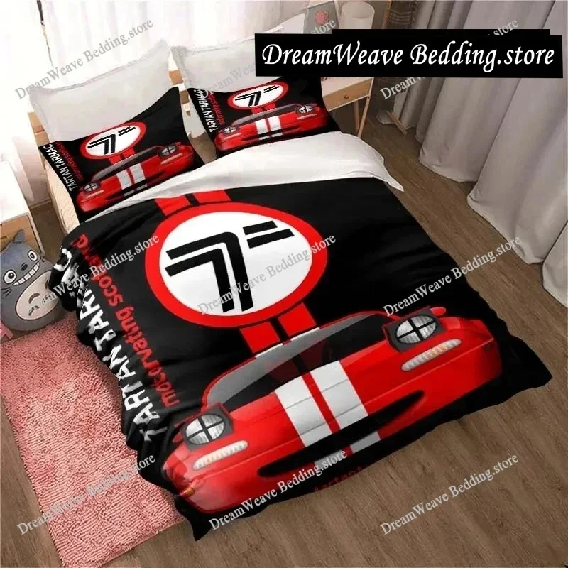 Miata MX-5 NA Racing Cartoon Jdm Car Drift Bedding Set,Duvet Cover Bed Set Quilt Cover,King Queen Twin Size Boys Girls Adults592