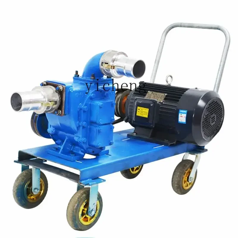 

ZK manure pump farm high-power septic tank vacuum self-priming silt belt sewage cleaning port