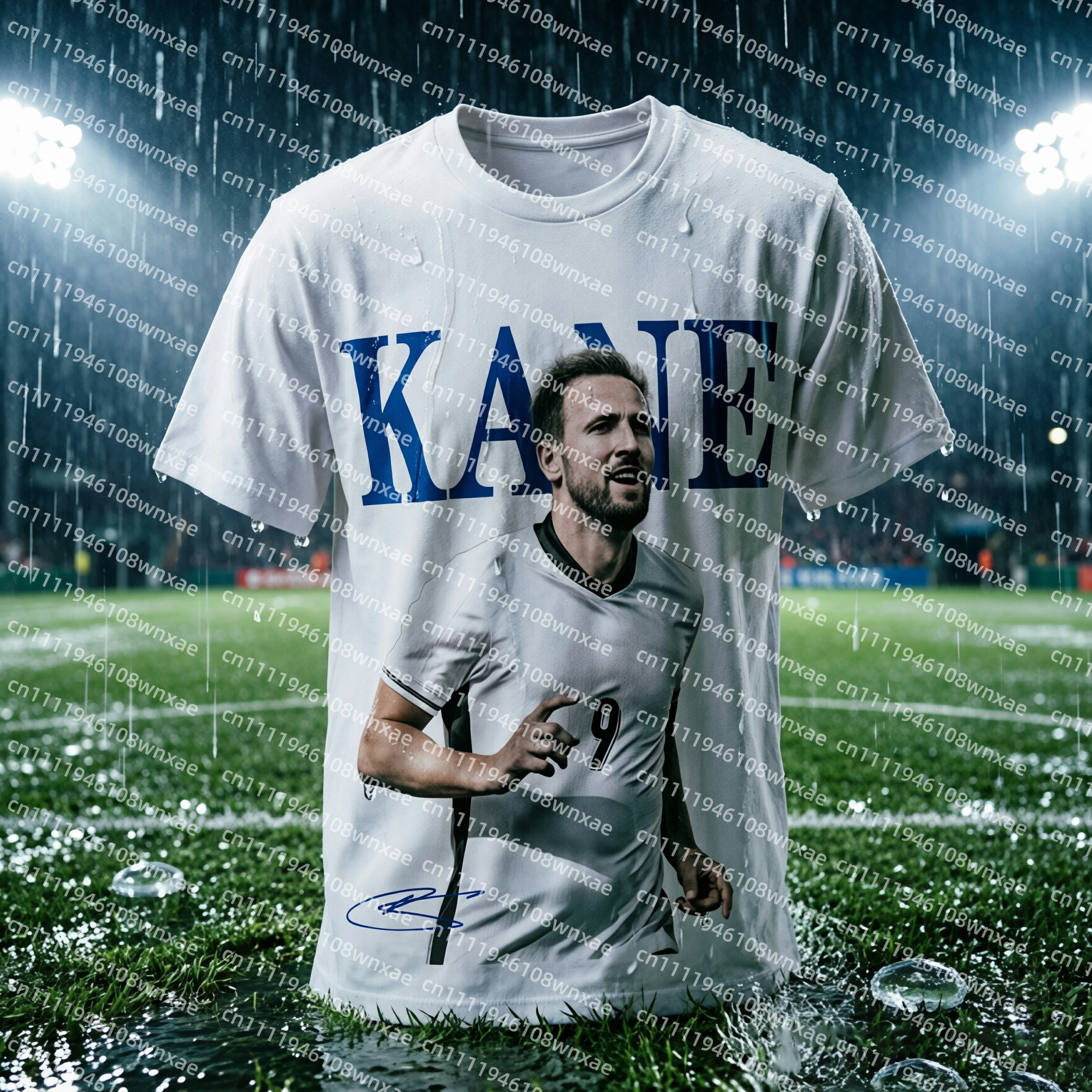 Men's And Kids Cotton Kane Graphic Germany Soccer Casual T-shirts Parents Childern Clothing O-neck Football Sports Jersey