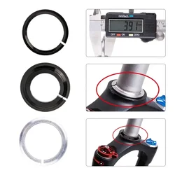 Bike Headset Washer Front Fork Gasket Straight Tapered Steerer Conversion Adapter Crown Ring Gasket 30/39.8mm Bicycle Parts