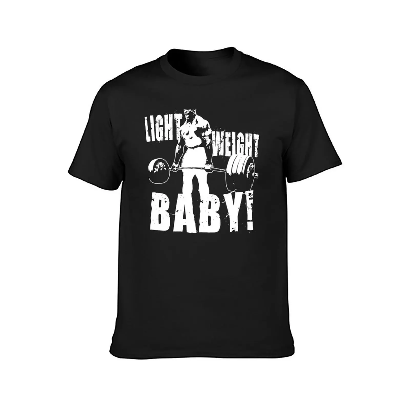 Light Weight Baby! (Ronnie Coleman) T-Shirt tops anime plus size tops mens t shirt