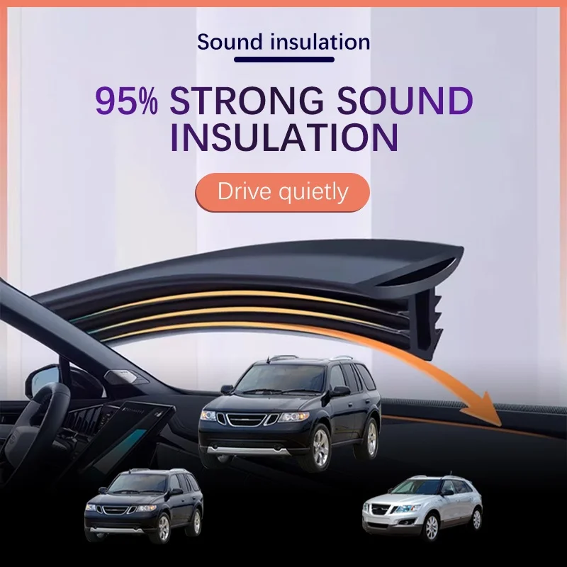 

Car Dashboard Sealing Strip Interior Auto Noise Sound Insulation Rubber Trim Weatherstrip Car Accessories For Saab 9-7 9-4X