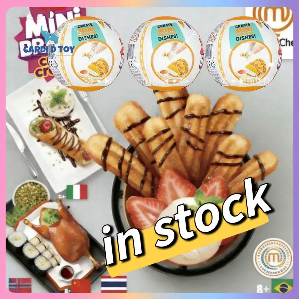 

Новый Zuru Master Chef 2, создайте свой собственный мяч, настоящая миниатюрная еда, игровая загадочная коробка, десертная подарочная игрушка, мини-игрушка «сделай сам», мини-бренды