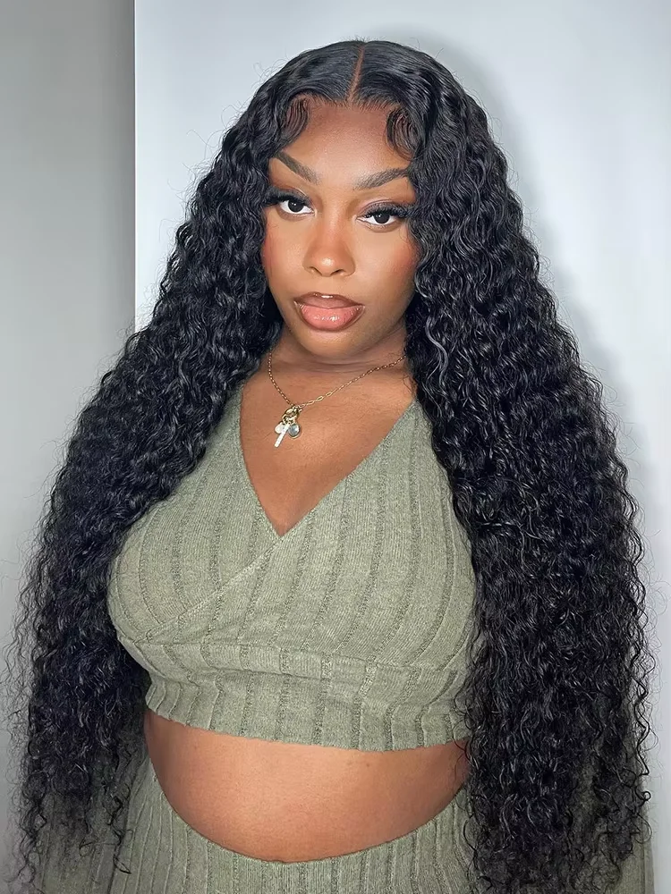 Curly Wig 13x4 Hd Lace Frontal Human Hair Wig Deep Wave 360 Full Lace Front Wigs Ponytail Human Hair Wigs For Women On Sale