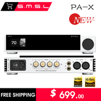 SMSL PA-X Gallium Nitride Power Amplifier HIFI Two-Channel Digital Audio Amplifier Pure Power Support Mono Mode 8Ω infineon PAX