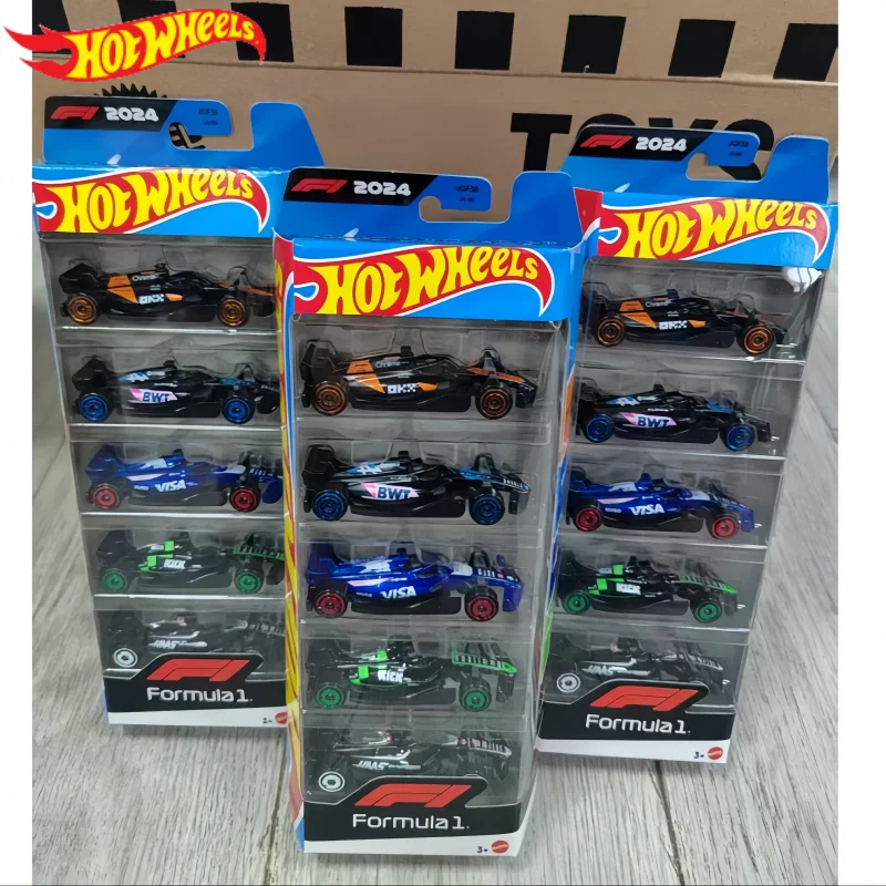 

Hot Wheels X Formula 1 1/64 Collectible Car Toy Set 5 Packs Diecast Vehicle Gift Haas F1 Team Sauber F1 Team Moneygram