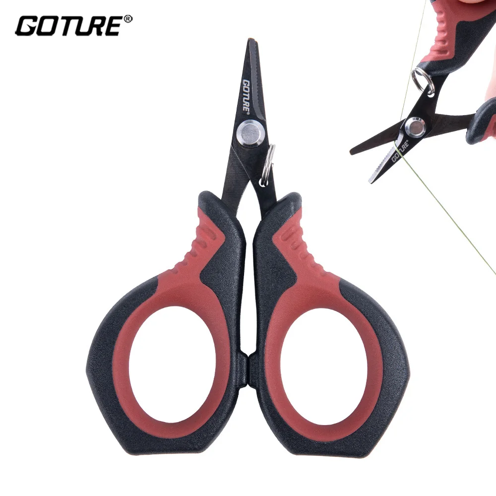 Goture Tesoura de Pesca Profissional Serrilhada
