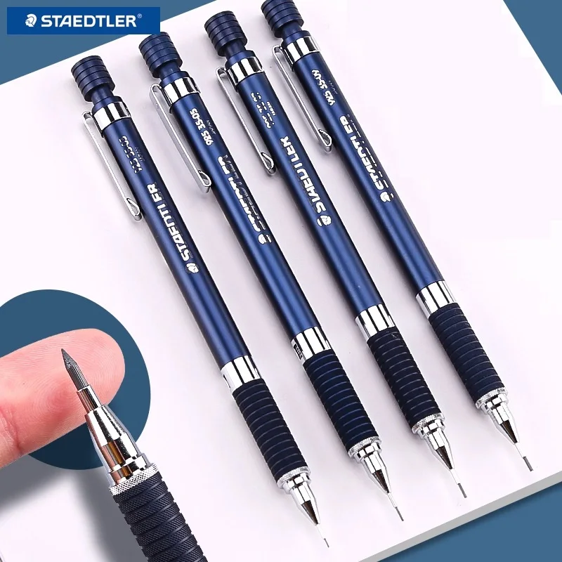 

STAEDTLER 925 Professional Drawing Metal Mechanical Pencil,Low‑Center‑Gravity Metal Pen Body,0.3/0.5/0.7/0.9/1.3/2.0 Stationery
