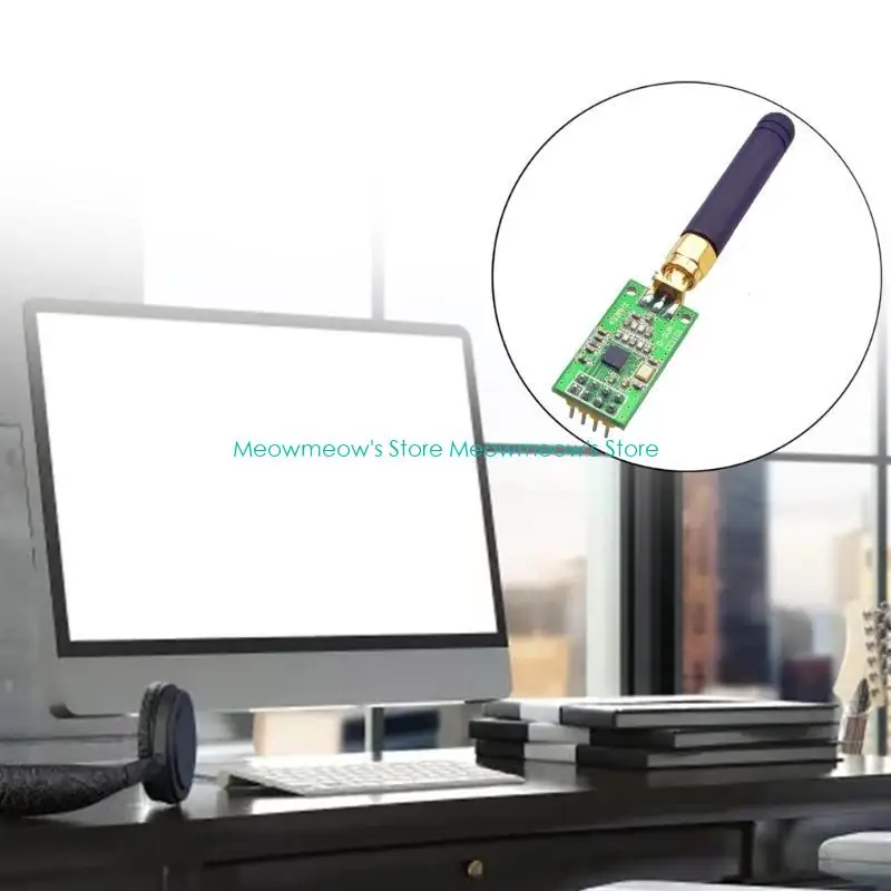 

W91A 433MHZ Антенна Беспроводная RF-трансиверная плата Модуляция GFSK Высокоскоростная