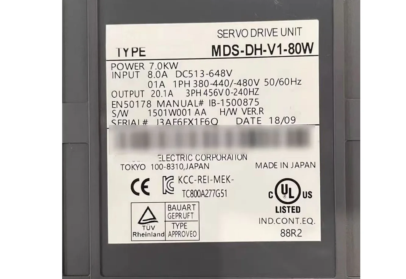 New MDS-DH-V1-80W Servo Drive Unit MDSDHV180W