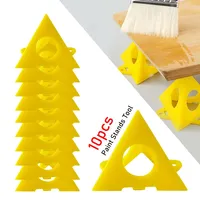 10pcs Pyramid Stands Set Triangle Stands Paint Tool Triangle Paint Pads Feet for Woodworking Carpenter Accessories Paint Pads