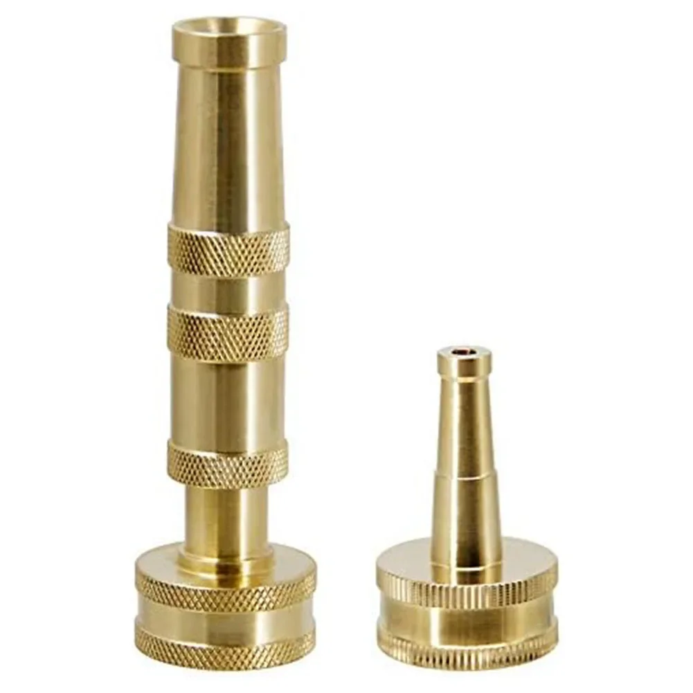 

For Car Washing Heavy-Duty Nozzle Adjustable Hose Nozzle Brass Versatile Garden Watering Nozzle Adjustable Nozzle