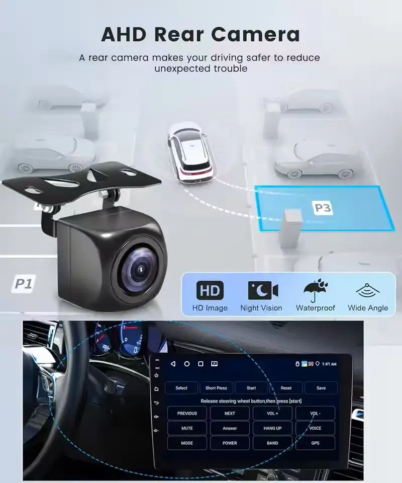 أندرويد 15 راديو السيارة السيارات لتويوتا RAV4 Rav 4 XA30 2005 2006-2013 Carplay الوسائط المتعددة مشغل فيديو DSP 48EQ الملاحة 4G WIFI #5