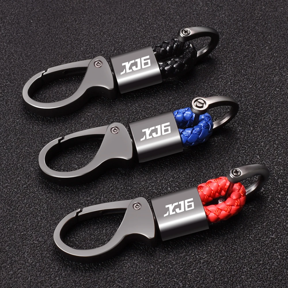 XJ6 LOGO Motorcycle Metal Keychain For Yamaha XJ6 Diversion F XJ 6 XJR 1300 2015 2016 2017 2018 2019 2020 2021 2022 Accessories