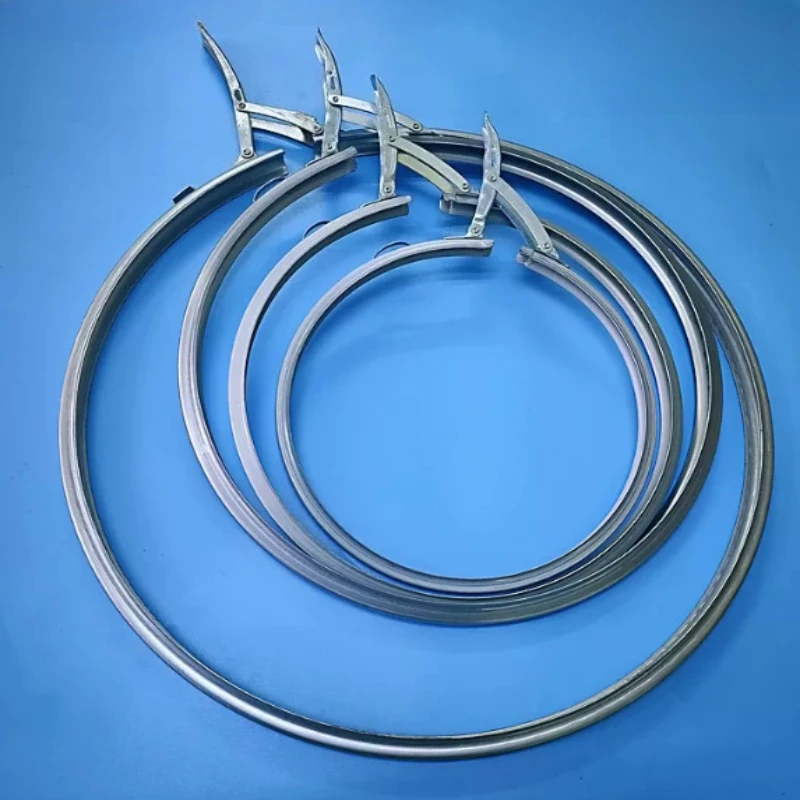 1PCS Flange bucket lid clamp barrel clamps ring flange barrel Lid lock clamps bucket lid sealing ring rubber gasket