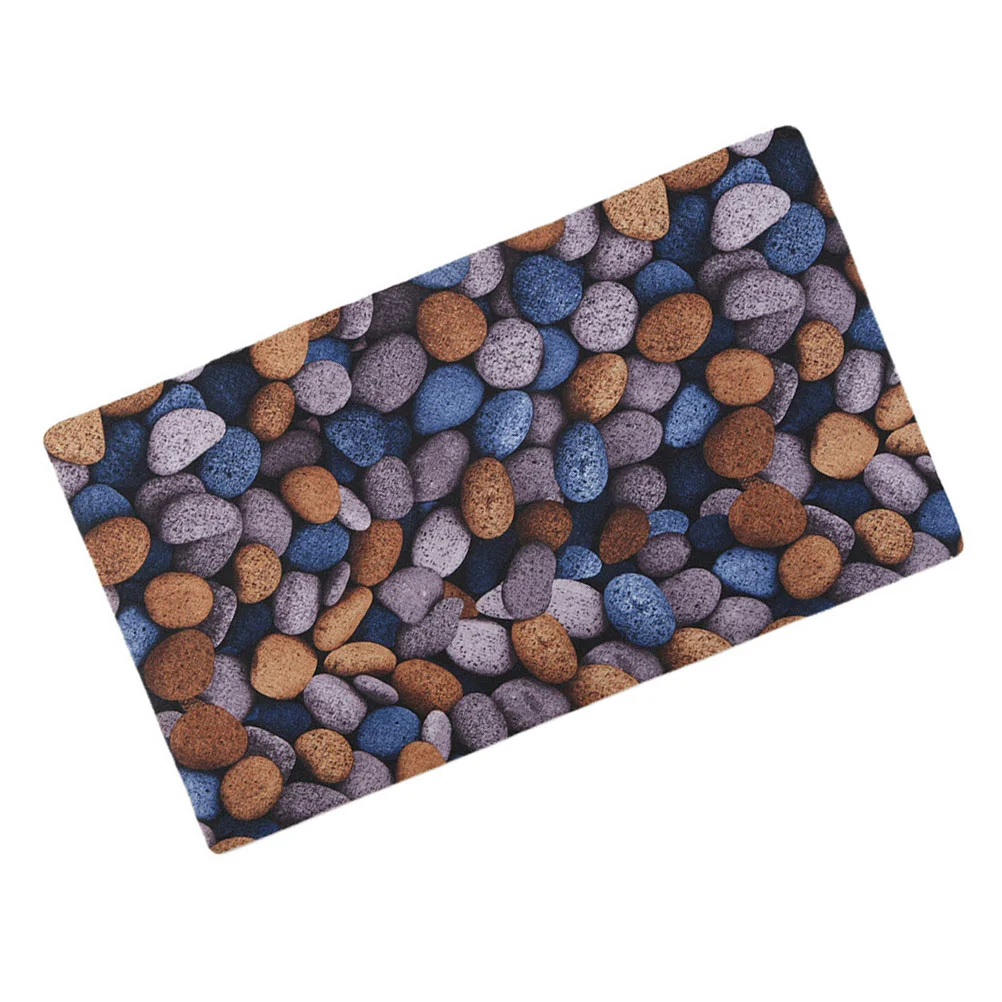 Pebble Rug Anti-skid Mat Practical Home Cushion Area Rugs Non-slip Bathroom Ground Polyester