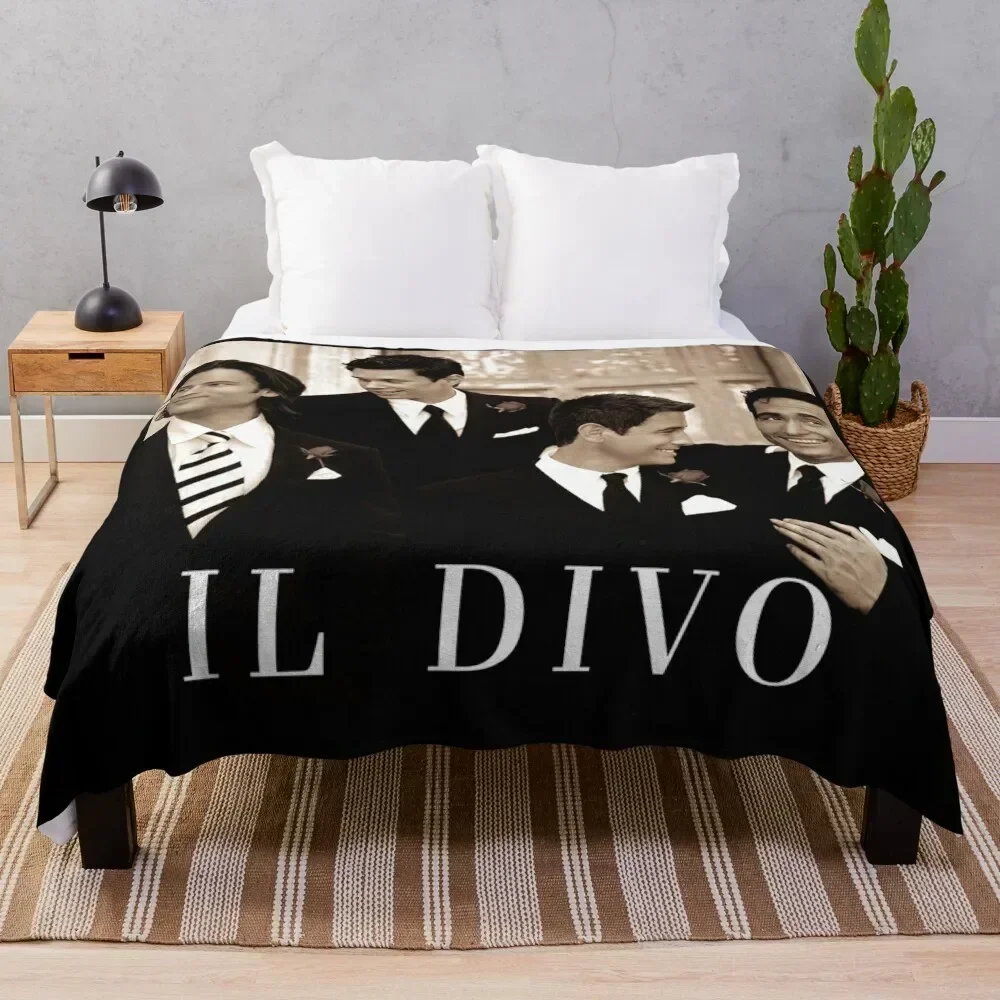 

Il Divo greatest hits Throw Blanket Moving Plaid on the sofa Plaid Warm Blankets Soft For Decorative Sofa Blankets