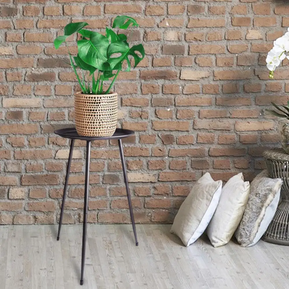 Iron Flower Stand Sturdy Detachable Plant Stand High Stability Flower Pot Holder with Strong Load-bearing Capacity for Indoor