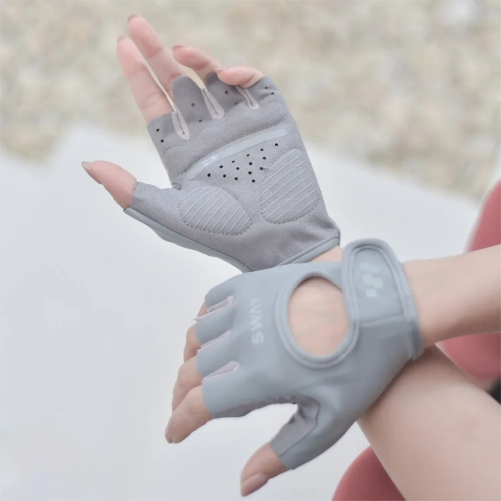 

Противоскользящие перчатки для тренировок, дышащие легкие перчатки для фитнеса, удобные износостойкие велосипедные перчатки для тренировок в тренажерном зале