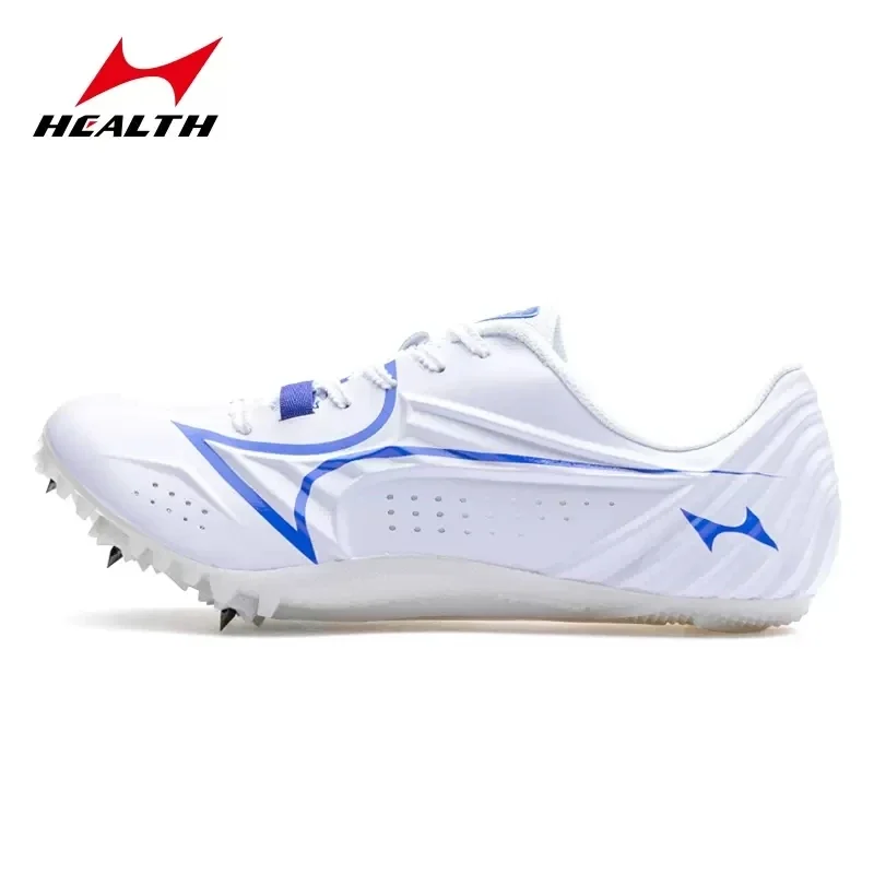 Health CP Track And Field Shoes Mid Short Distance Sprint Sneaker Professional Men Nylon Outsole Dash RaceTraining Sport Shoes