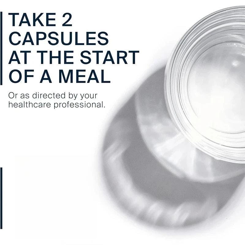 1000 ملغ تريبسين، مكمل الجهاز الهضمي يحتوي على 60 كبسولة من البروتيز والأميلاس والليباز