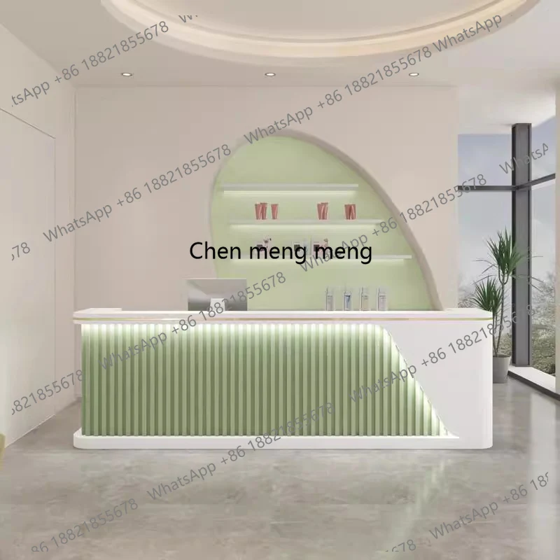 

Drawer Unique Reception Desks Executive Shop Modern Bar Reception Desks Minimalist Company Comptoire Accueil Lounge Furniture