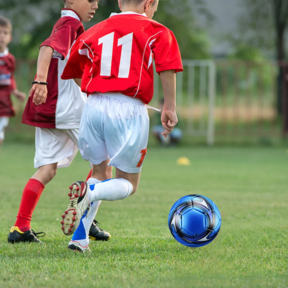 Maat 5, machinaal gestikte voetbal, waterdichte professionele voetbal, PVC buiten sportvoetbal voor sportwedstrijdspel