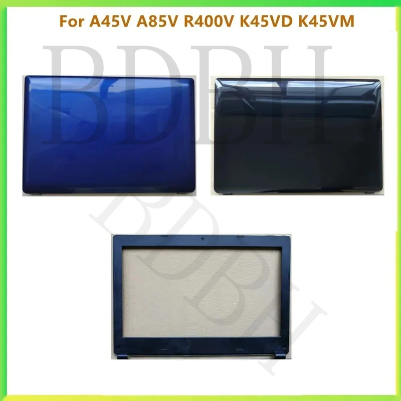 New Laptop LCD Back Cover & Front Bezel For ASUS A45V A85V R400V K45VD K45VM