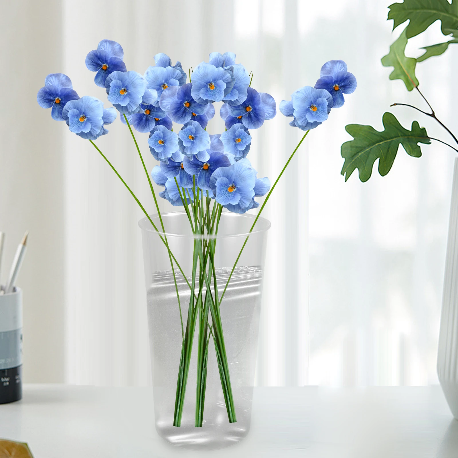 

Umbrella Large Capacity Transparent PET Material High Transparency Waking Plant Container Plastic Wake Flower Bucket Flower