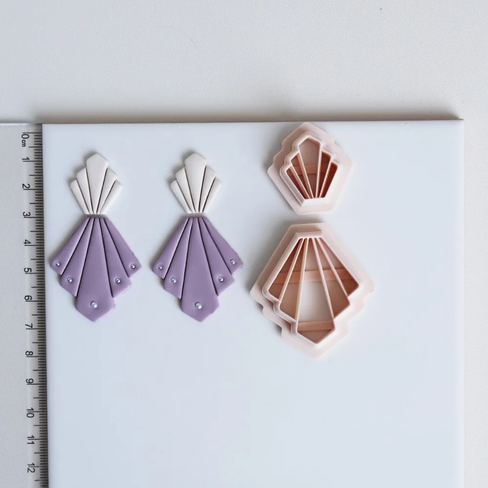 

Polymer Clay Cutters for Earring Making Supplies Cutting Molds Jewelry DIY Art Crafts Pottery Ceramic Supply Tool